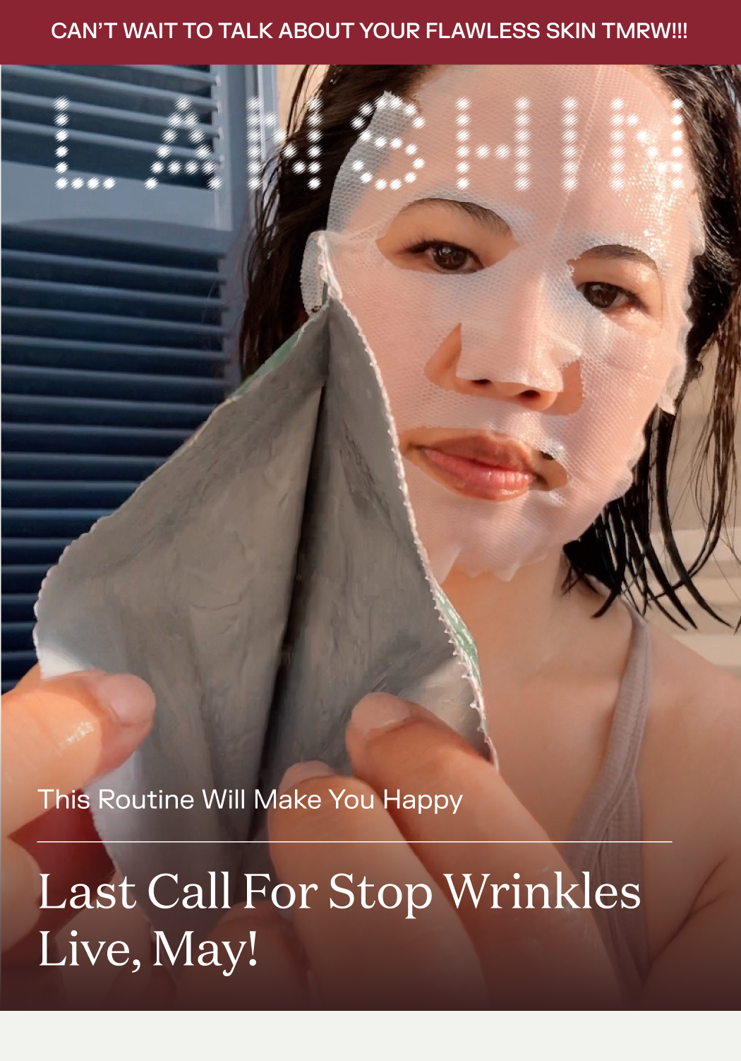 stop wrinkles