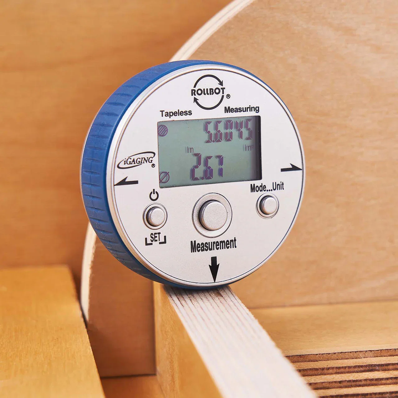 Image of Precision, Digital Rolling Tape Measure