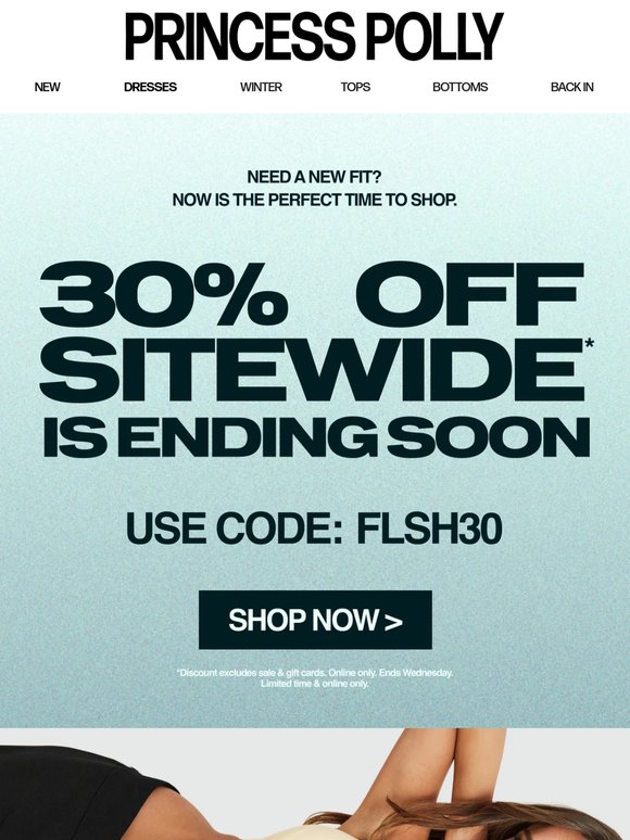 Quick, get the outfit for 30% off!