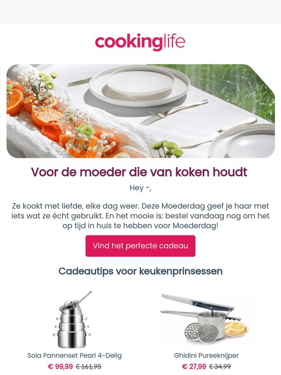 Ze kookt met liefde, geef haar dat terug 🍳🩷