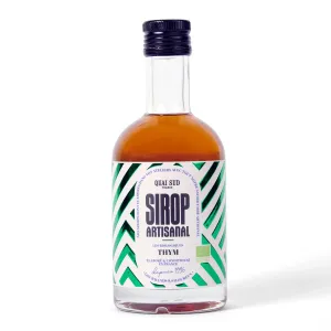 Sirop Artisanal Biologique* Au Thym