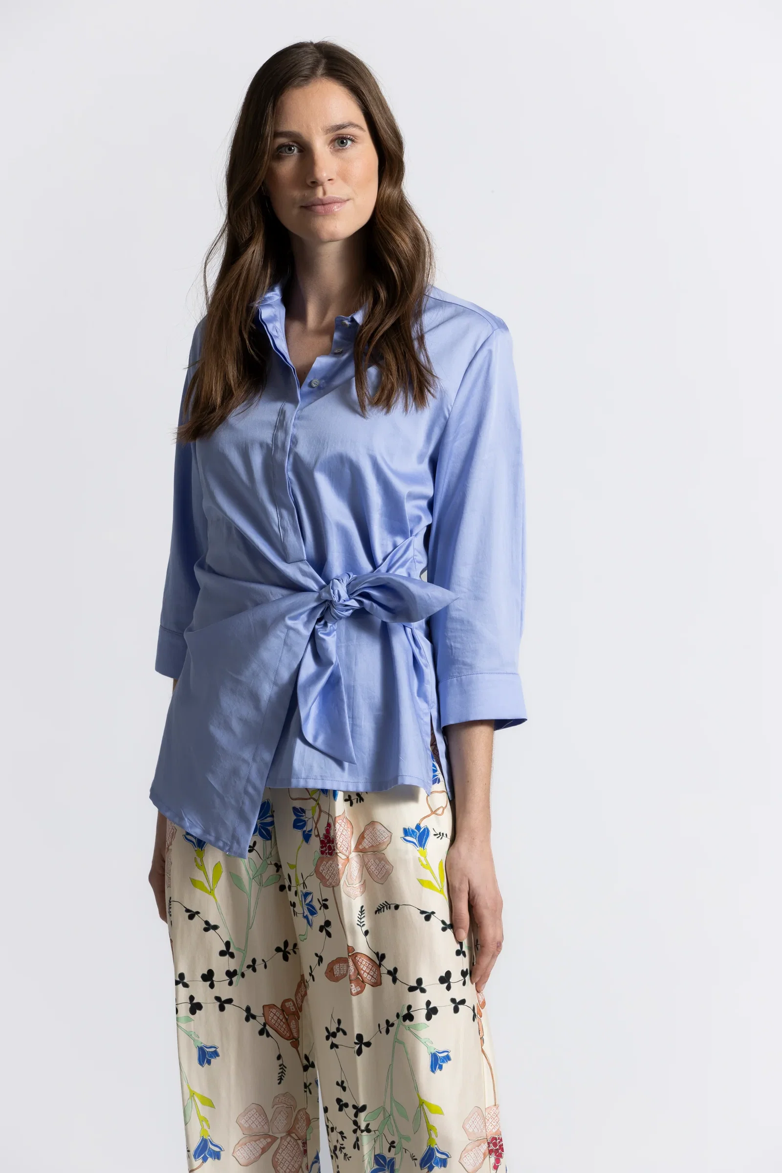 Image of Harmony blauwe blouse