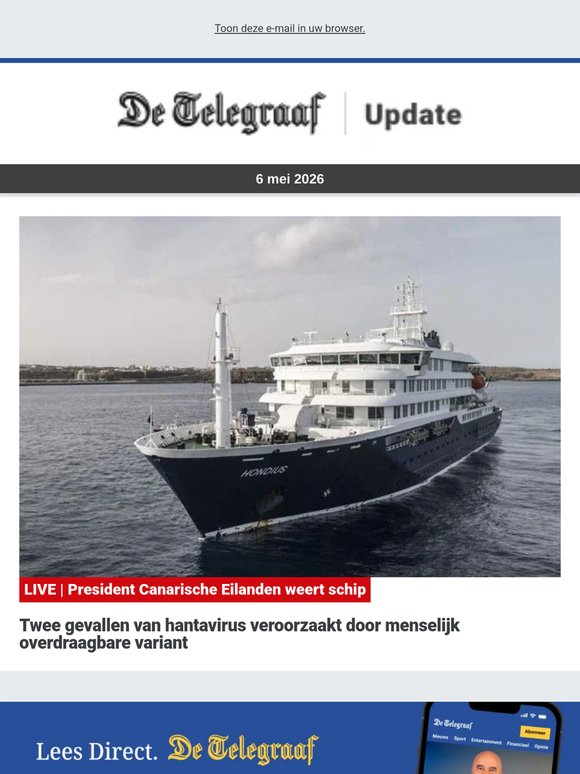 Twee gevallen van hantavirus veroorzaakt door menselijk overdraagbare variant