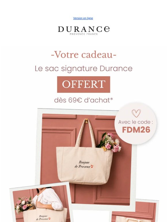 Votre sac signature offert 🎁