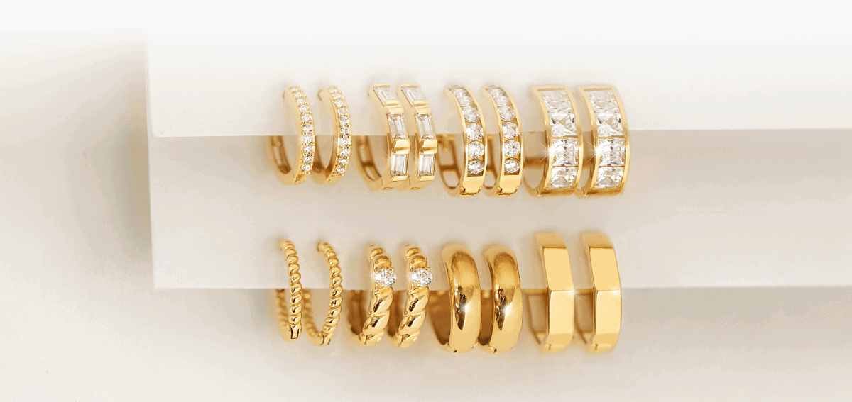 Trinity Studs A subtle statement she’ll keep on. 