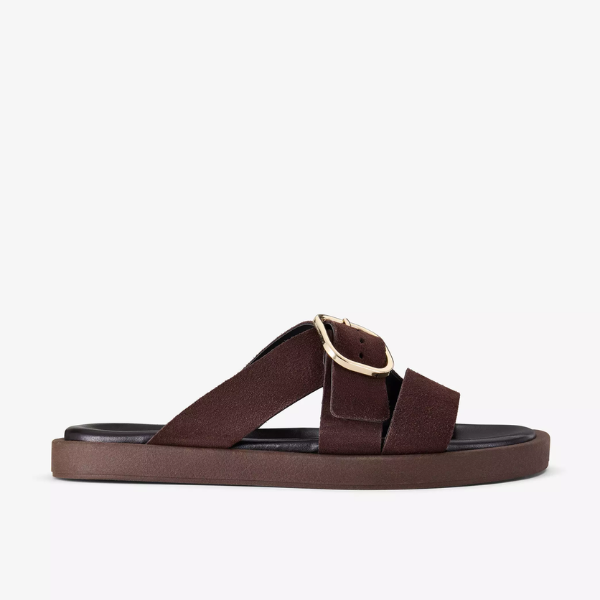 Clarks Ravina Strap Dark Brown