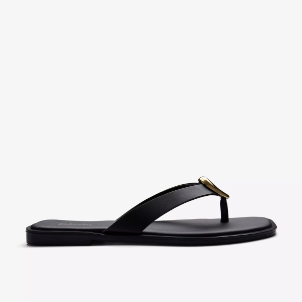 Clarks Dahlia Post Black Leather