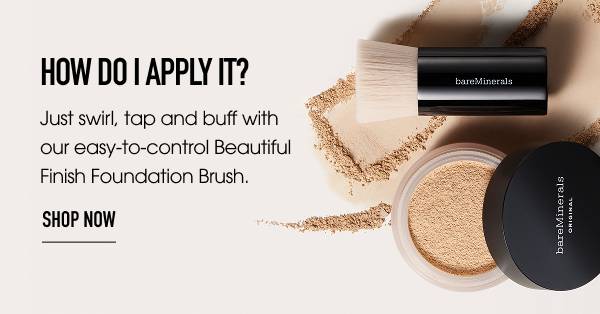 Original Loose Foundation and Beautiful Finish Foundation Brush