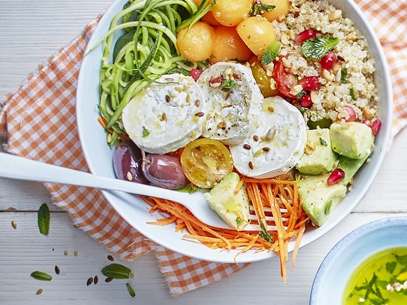 Rosary Ash Goats Cheese Buddha Bowl