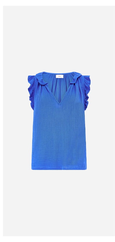 Bexie Top In Capri Blue