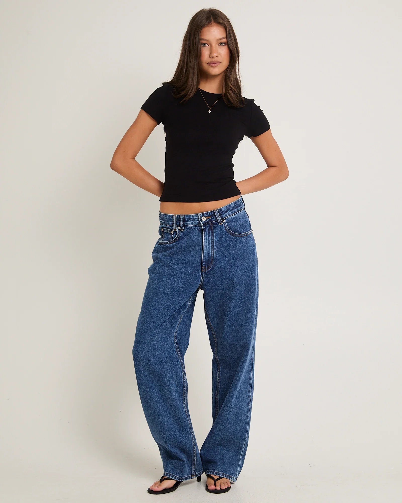 Image of Bobby Baggy Dad Denim Jeans Petite