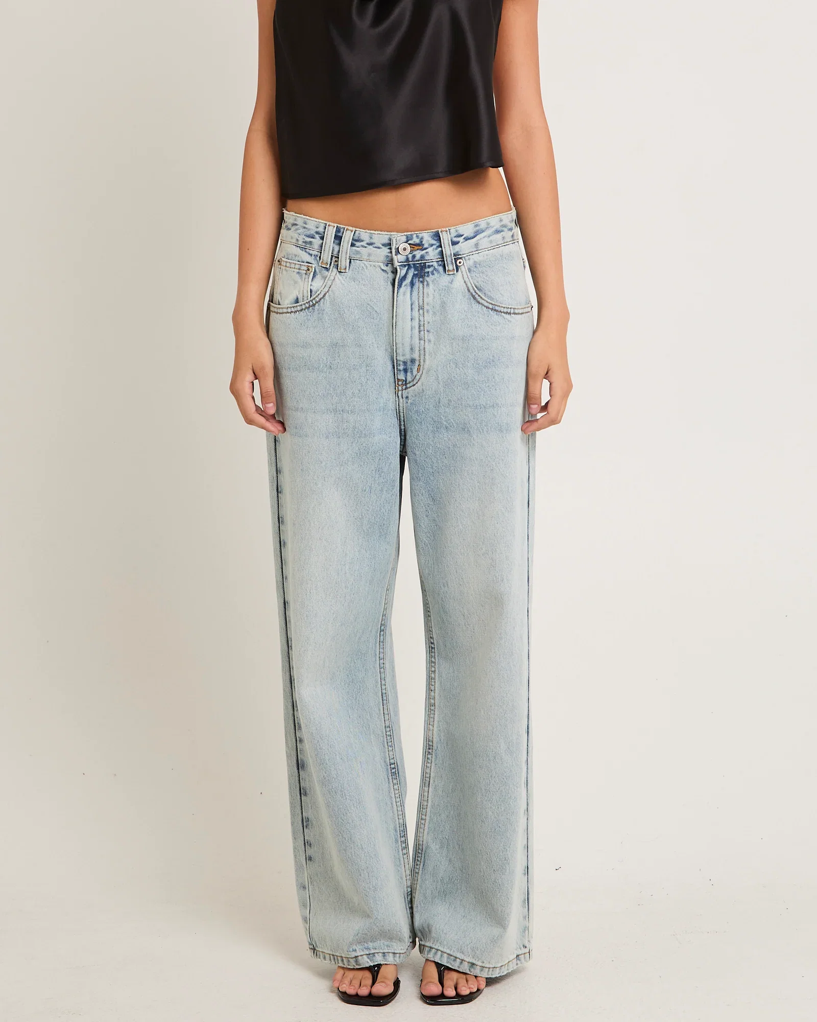Image of Rez Maxi Baggy Denim Jeans Petite