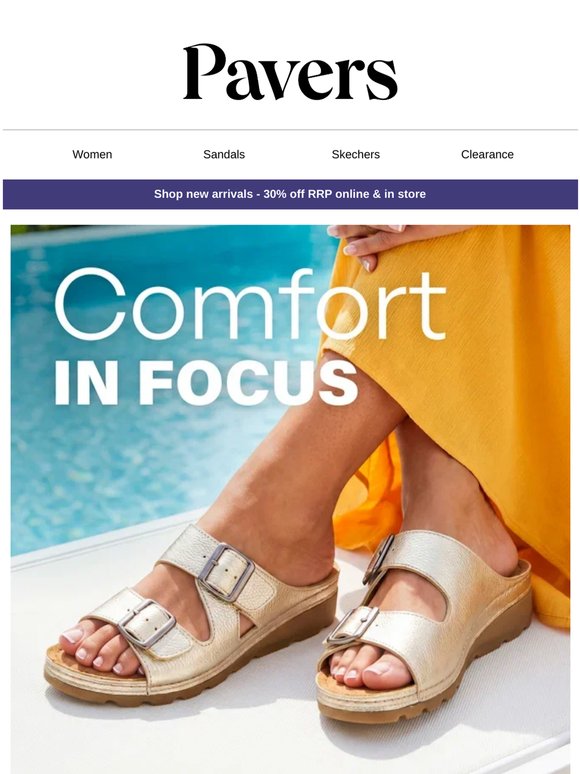 Comfort in focus: sandals edit