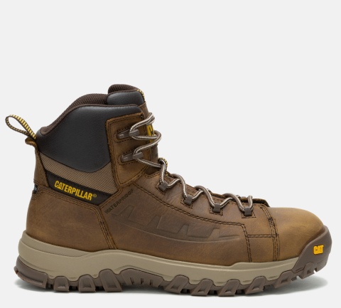 CAT Footwear - Men's Threshold Rebound Waterproof Composite Toe Work Boot - Pyramid colorway.