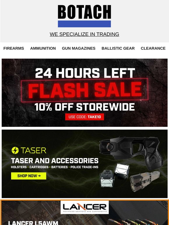🔥 24 Hour left Flash Sale – 10% OFF Storewide Use Coupon Code TAKE10 At Checkout!