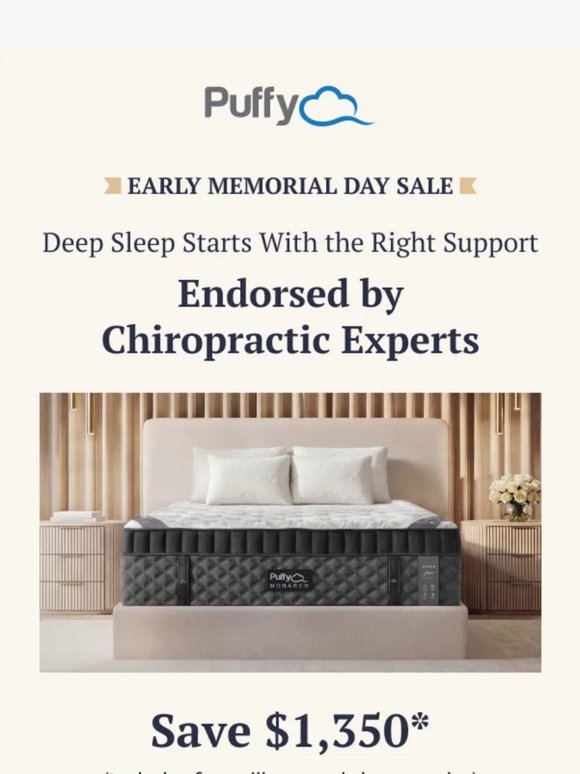 ✨ The mattress chiropractors keep recommending...
