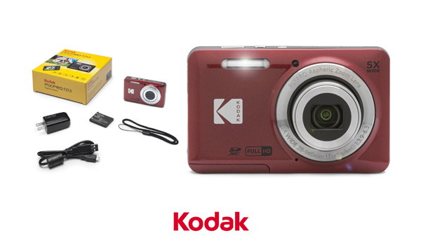 PIXPRO FZ55 Digital Camera, Red
