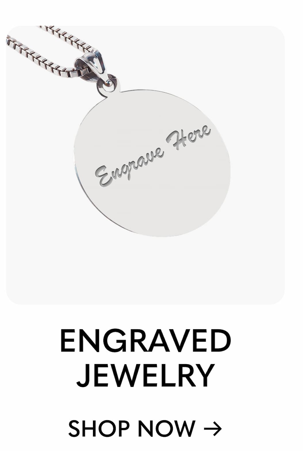 Engraved Jewelry