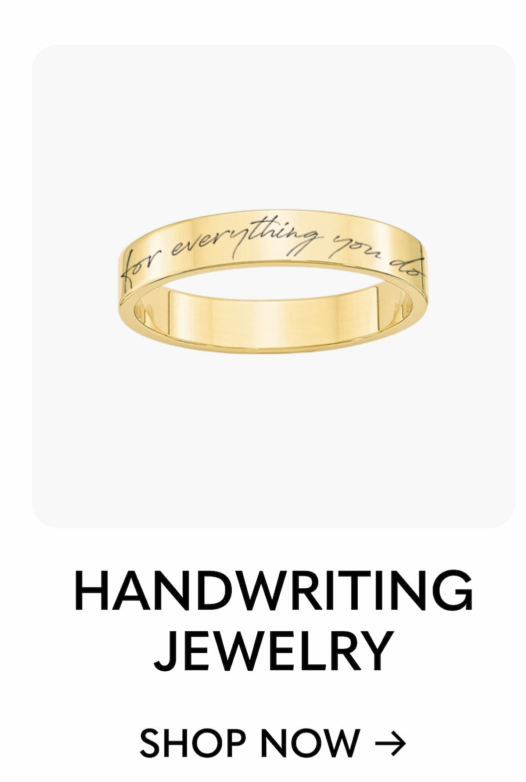 Handwriting Jewelry