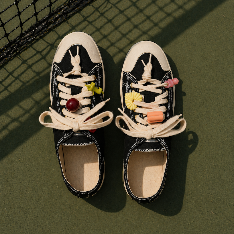 Angel Patch Sneaker In Black