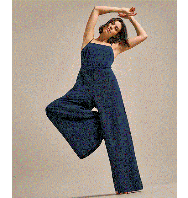 Breathable Cotton Gauze Jumpsuit