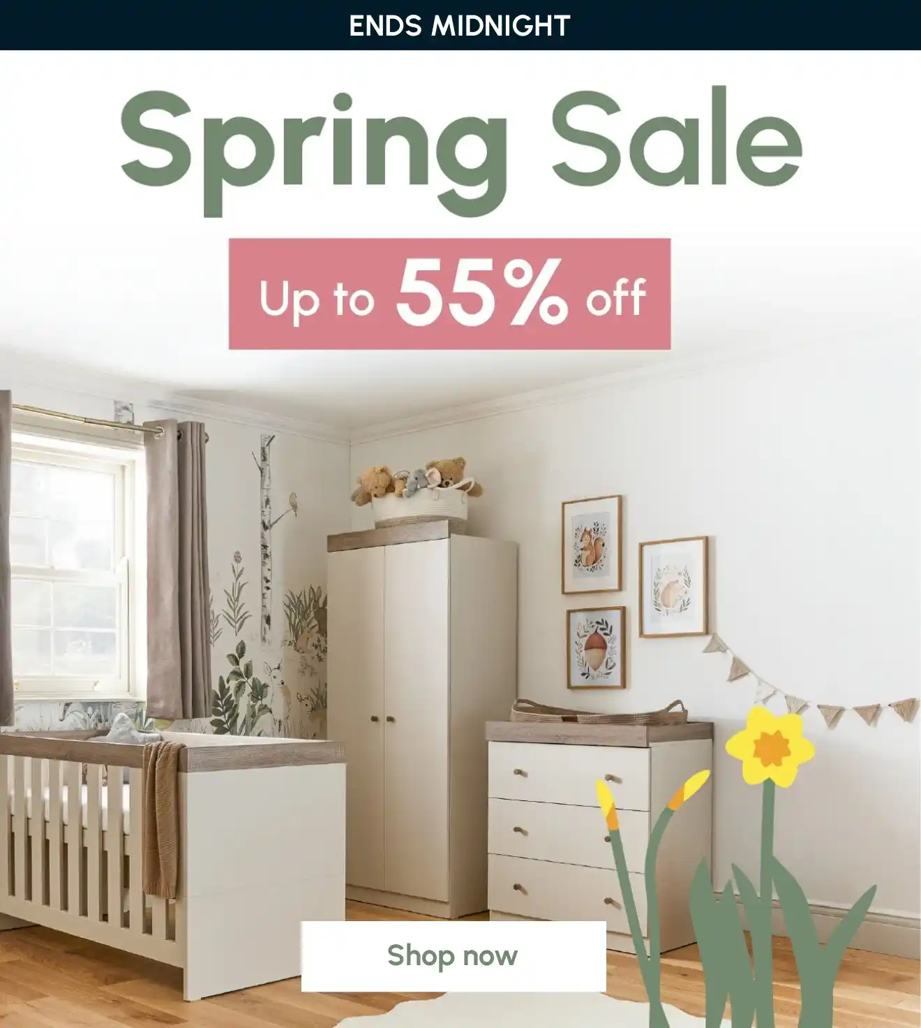 Spring Sale Ends Midnight! | Up to 55% off