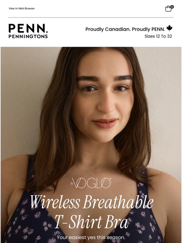 Breathable Wireless Bra : Cool Comfort All Season