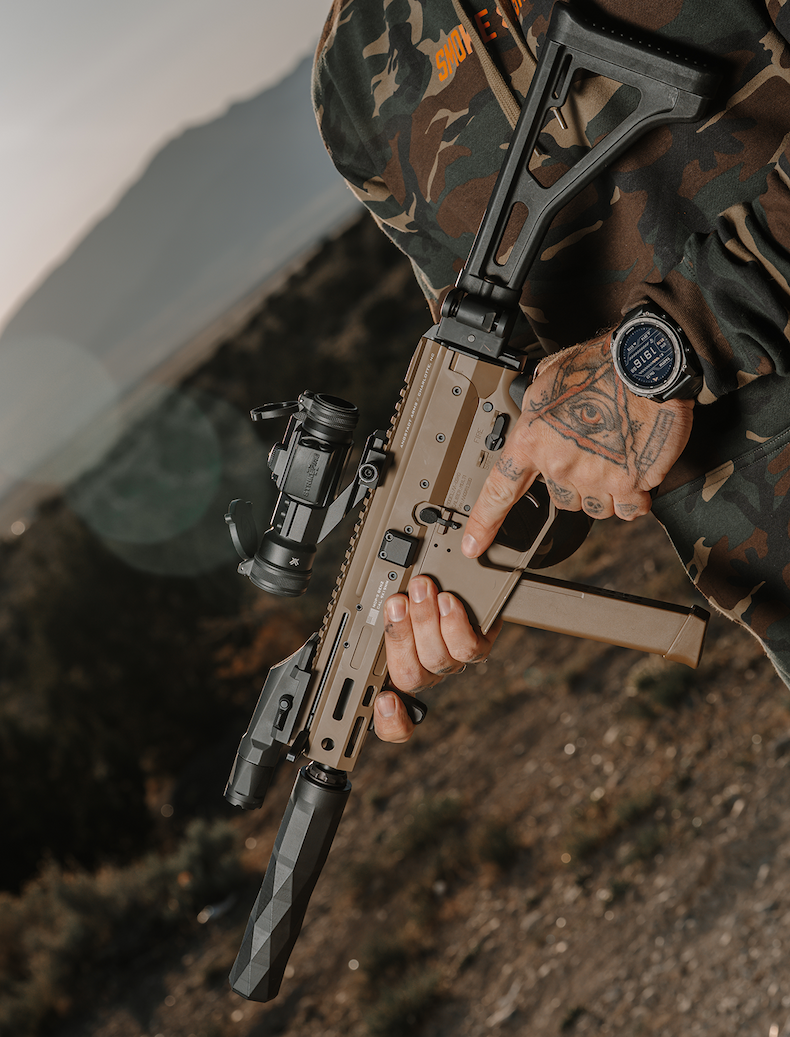 Angtadt Arms MDP-9 with Reticent 360 Suppressor