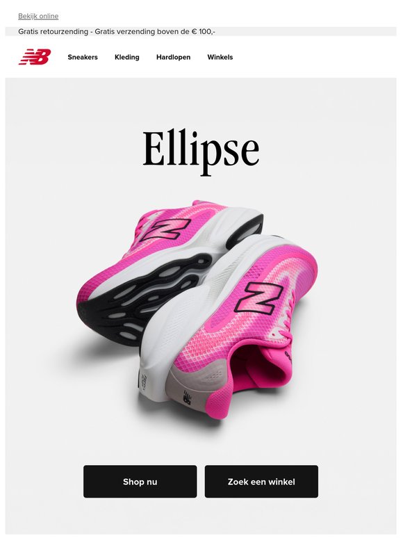 De Ellipse, in pink heat