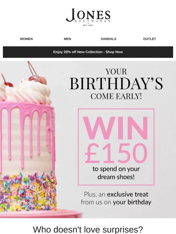 Your chance for a birthday treat 🎁