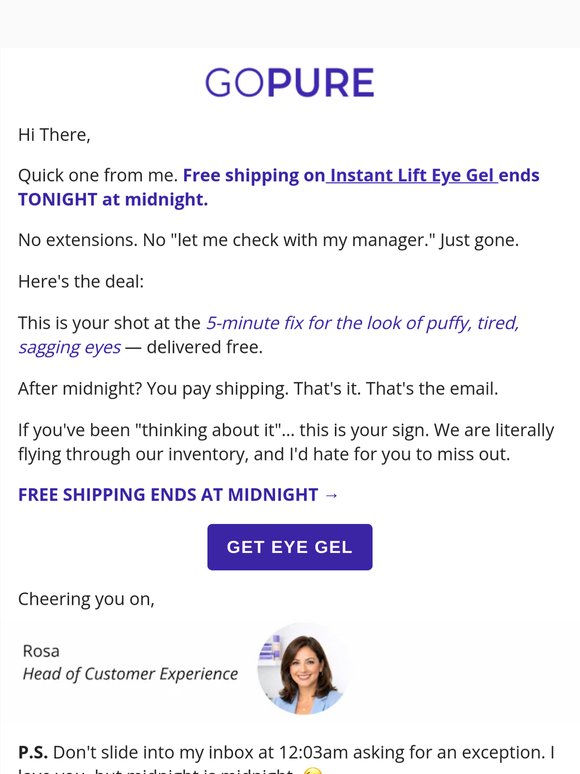 Last Chance - Free Shipping