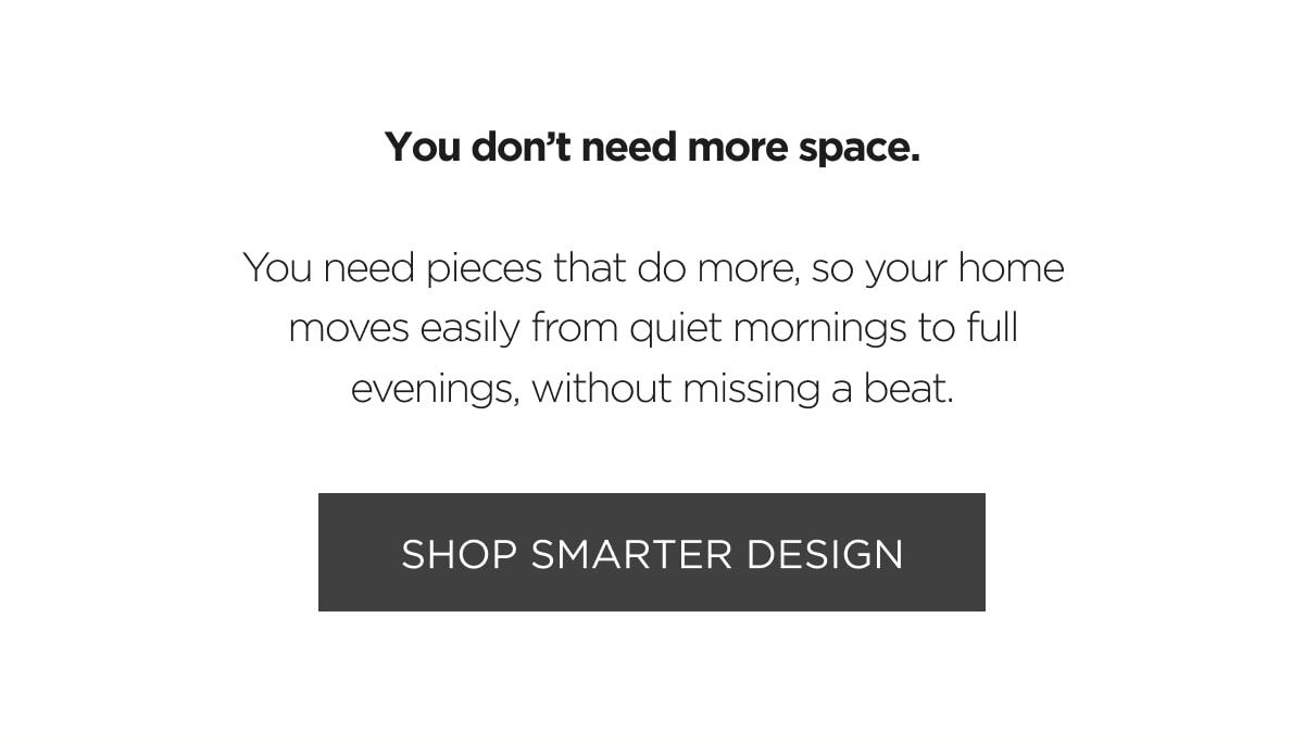 You don't need more space