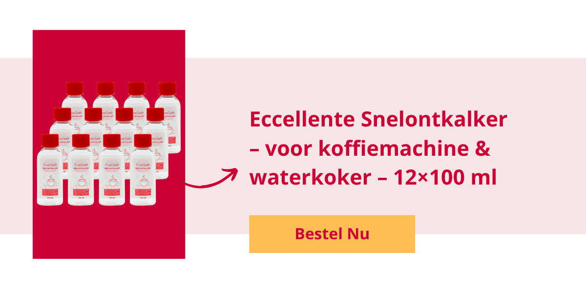 Eccellente Snelontkalker voor koffiemachine en waterkoker 12×100 ml