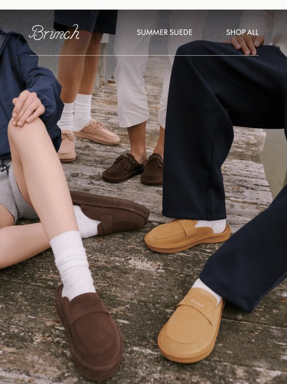 Shop Summer Suede now!