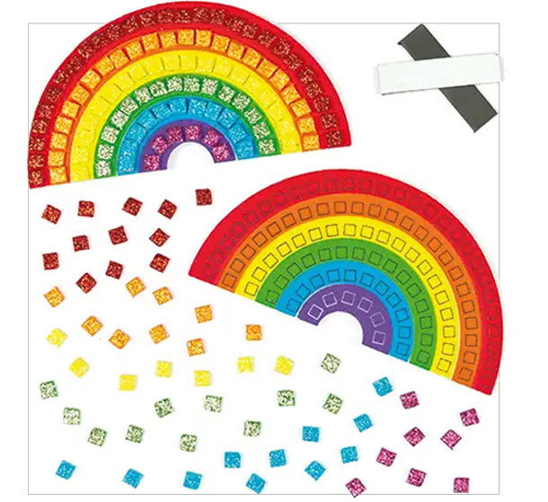 Rainbow Mosaic Magnet Kits