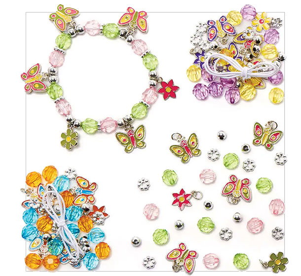 Butterfly Charm Bracelet Making Kits