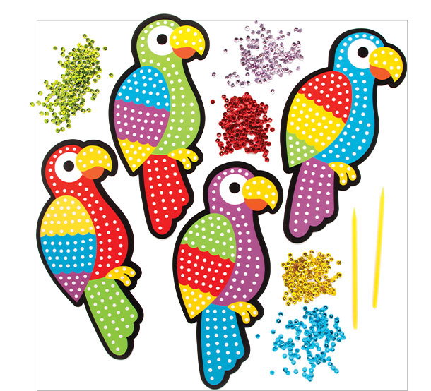 Parrot Sequin Craft Kits