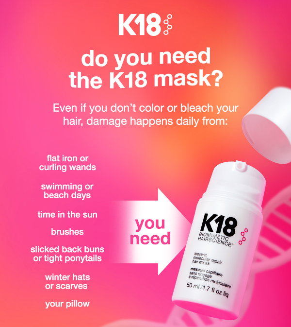 do you need the K18 mask?