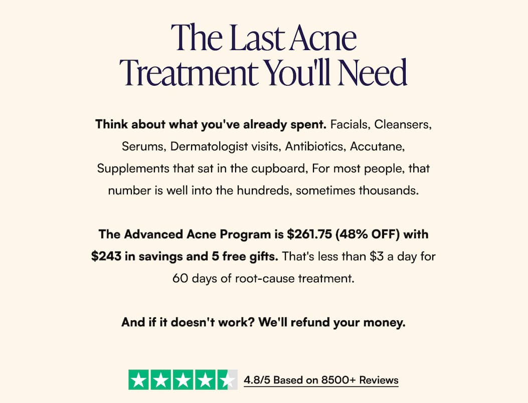 The last acne treatment you'll need