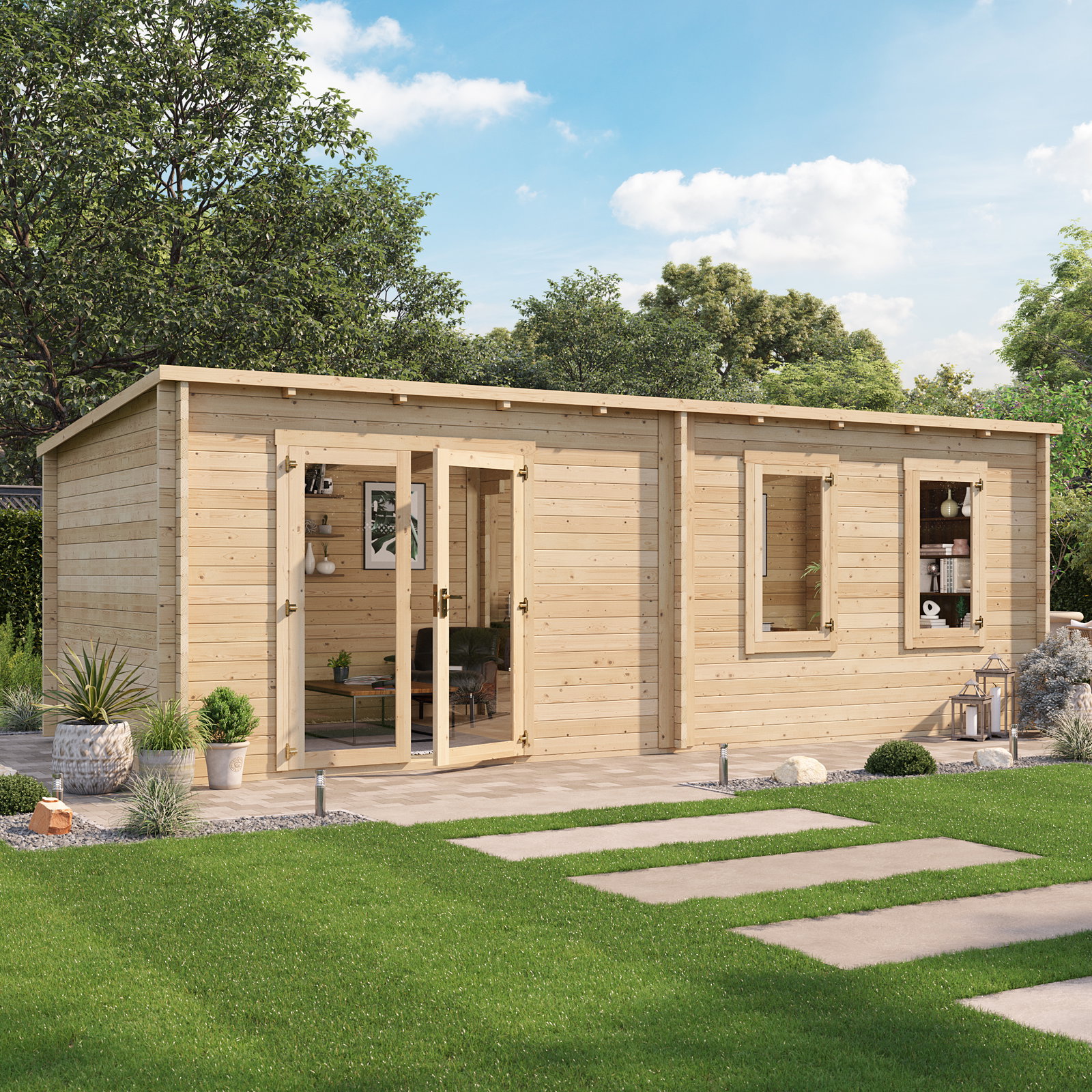 Image of BillyOh Fraya Max Pent Log Cabin