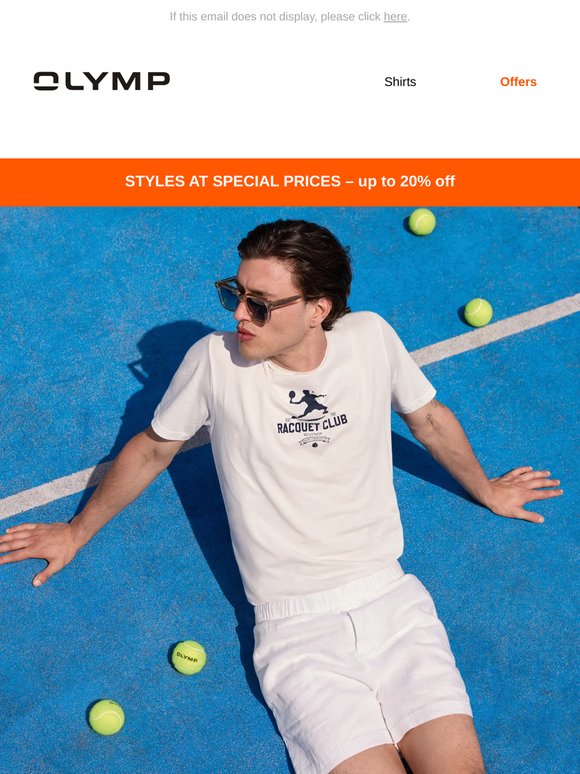 Now in: T-shirts by OLYMP