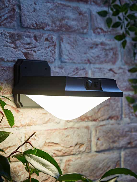 Matte Black Solar Downlight