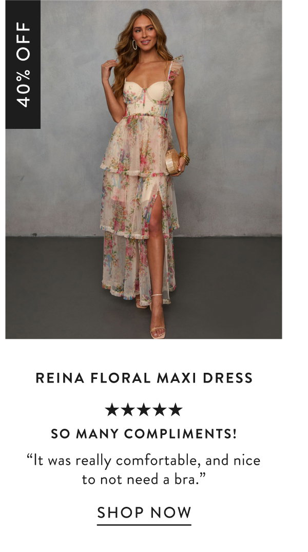 Reina Floral Maxi Dress