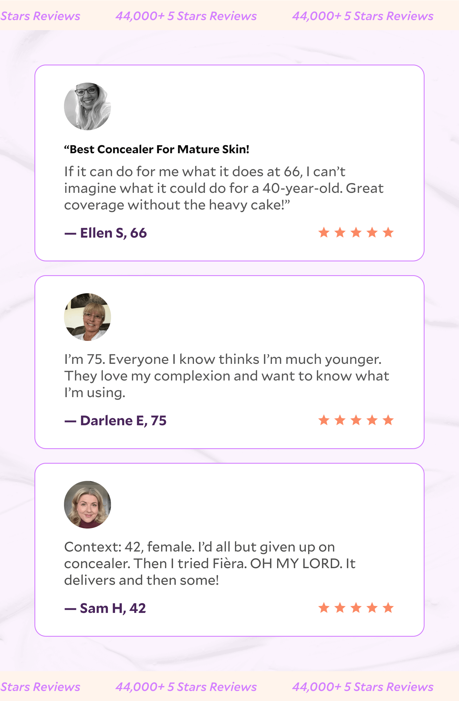 44,000+ 5 Star Reviews