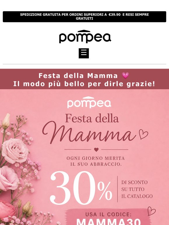 Festa della Mamma: -30% per te 💓