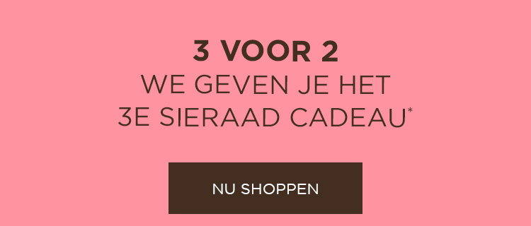 Mis het niet: 3 FÜR 2 - een sieraad cadeau!*