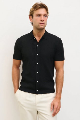 Rafael Openwork Knit Shirt