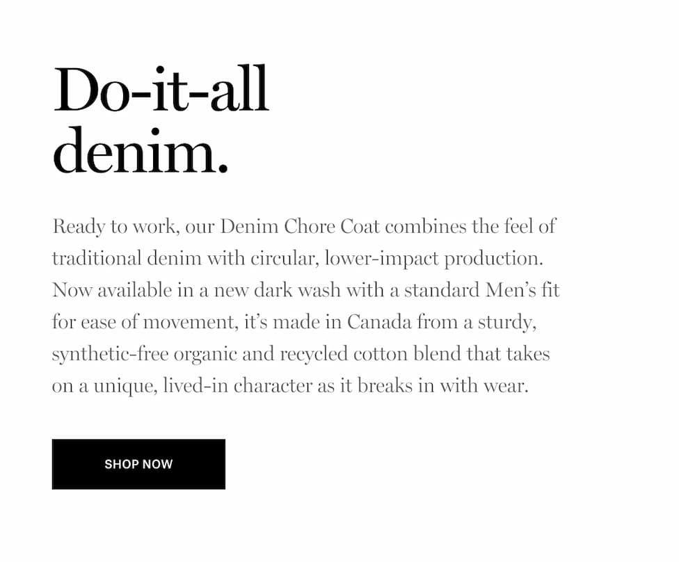 Made from 100% organic cotton