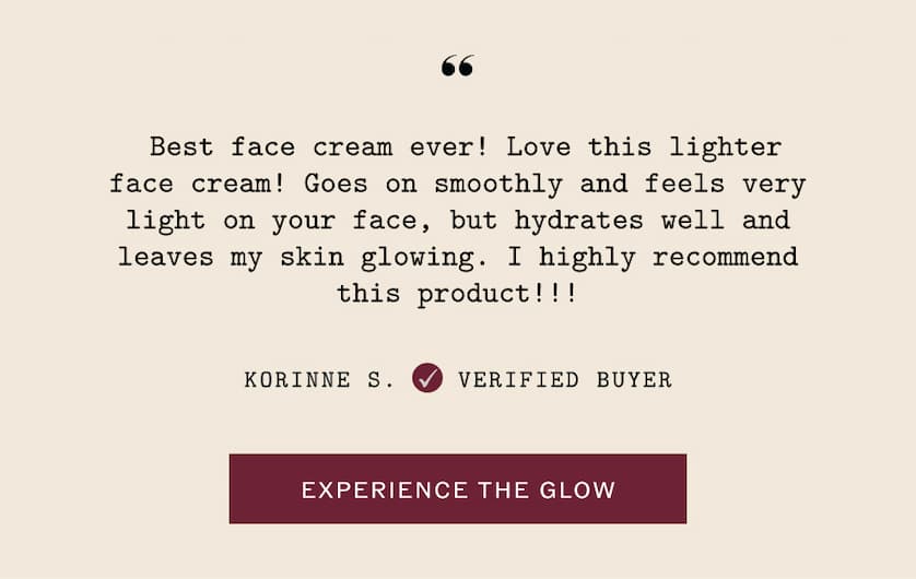 Best face cream ever! Love this lighter face cream!