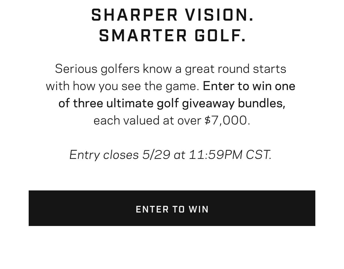 Enter to win ROKA Golf Package